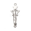 Brass Interlocking Clasps KK-C075-26P-1
