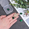 4Pcs Natural Myanmar Jade/Burmese Jade European Beads G-PA0002-45-3