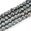 Baking Paint Glass Beads X1-DGLA-N010-6mm-09-1
