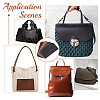 WADORN 4Pcs 4 Colors Imitation Leather Bag Flip Cover FIND-WR0010-45-5