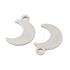 925 Sterling Silver Moon Charms STER-B005-35P-2