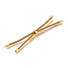 Braided Cotton Cord Slider Bracelet Making MAK-R001-01G-14-2