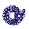 Handmade Lampwork Beads Strands LAMP-Q041-08B-2