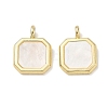 Alloy Acrylic Pendants AL-CBA4262-03G-03-1