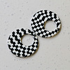 Acrylic Plaid Charm FIND-SZC0010-431-1