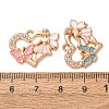 Alloy Enamel Pendants RB-CBAA987-22KCG-3