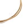 5Pcs Waxed Cotton Cord Adjustable Necklaces Making AJEW-JB01393-3
