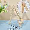 Foldable Wood Triangle Easel WOOD-WH0022-55B-6