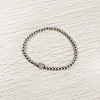 304 Stainless Steel Beads Stretch Bracelets for Women FS-WGC4F34-25-1