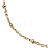 ABS Plastic Imitation Pearl Nuggets Pendant Necklaces NJEW-JN04952-5