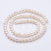 Natural Cultured Freshwater Pearl Beads Strands PEAR-F004-08-01-2