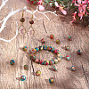 45Pcs Dyed Natural Imperial Jasper Beads G-SC0003-90A-4