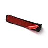 Plastic Adhesive Back Bar Pins with Platinum Iron Pins LS-KY-D025-01B-02-2