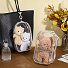 Rectangle Transparent PVC Plastic Storage Zipper Bags ABAG-WH0040-38-2