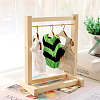 12Pcs Miniature Wood Doll Clothes Hangers DIY-FH0005-32B-5