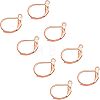 304 Stainless Steel Leverback Earring Findings STAS-UN0001-67RG-1