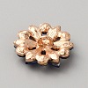 Alloy Rhinestone Shank Buttons BUTT-WH0029-15-2