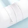 1.5MM 304 Stainless Steel Cable Chain Necklaces SA-CBA4160-21S-2