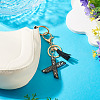 1Pc Resin Letter Keychains KEYC-TADJ0001-09X-5
