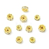 30Pcs 3 Styles 316 Surgical Stainless Steel Rhinestone Spacer Beads STAS-CJ0003-64-8