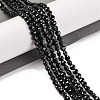 Natural Black Spinel Beads Strands G-F770-B01-01-2