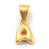 Brass Charms X-KK-Z027-14G-A-1
