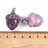 Natural Lepidolite Pendants G-Q172-08P-04-3