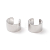 304 Stainless Steel Ear Cuff Findings STAS-P249-18P-01-3