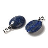 Natural Lapis Lazuli Pendants G-Z055-03P-13-2