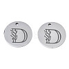 Non-Tarnish 304 Stainless Steel Charms STAS-T059-26P-D-2