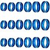 Unicraftale 18pcs 6 Size 201 Stainless Steel Grooved Finger Ring Settings DIY-UN0003-59-1