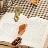 Alloy Hand Shaped Bookmark Clip AJEW-CP0006-94B-AB-7
