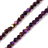 Electroplated Synthetic Non-magnetic Hematite Beads Strands G-A234-G03-01D-1