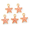 Alloy Enamel Charms X-ENAM-S121-028D-2