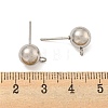 Non-Tarnish 304 Stainless Steel Stud Earring Findings STAS-O004-10F-P-3