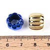 UV Plating Opaque Acrylic European Beads PACR-T017-18M-3