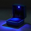 Square Plastic Jewelry Ring Boxes OBOX-F005-01C-4