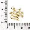 Brass Micro Pave Cubic Zirconia Pendants KK-B128-12G-03-3