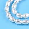 Transparent Spray Painted Glass Beads Strands GLAA-N001-26-4