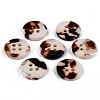 4-Hole Cellulose Acetate(Resin) Buttons BUTT-S026-001A-06-1