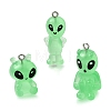 Transparent Resin Pendants FIND-Z124-04P-1