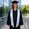 2Pcs Satin Graduation Sash Honor Stole Scarf for Men Women AJEW-MA0001-38B-5