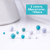 Olycraft 4 Size Resin Round Beads MRMJ-OC0002-14-4