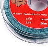 2-Ply Round Waxed Cotton Thread Cords YC-T004-01A-17-2