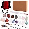 DIY Chakra Gemstone Bracelet Necklace Making Kit DIY-SZ0008-03-1