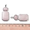 Natural & Synthetic Mixed Gemstone Human Body Shaped Pendants G-P552-03P-4