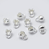 925 Sterling Silver Bead Tips Knot Covers STER-K171-48S-2