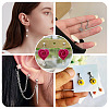 20Pcs Brass Ball Post Stud Earring Findings FIND-TA0011-06P-8