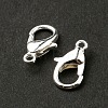 Zinc Alloy Lobster Claw Clasps PALLOY-YW0001-70S-2