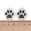 Alloy Enamel Pendants ENAM-R149-04A-G-3